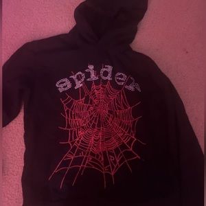 sp5der hoodie rhinestone